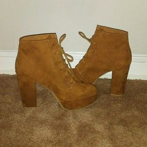 Suede ankle boots